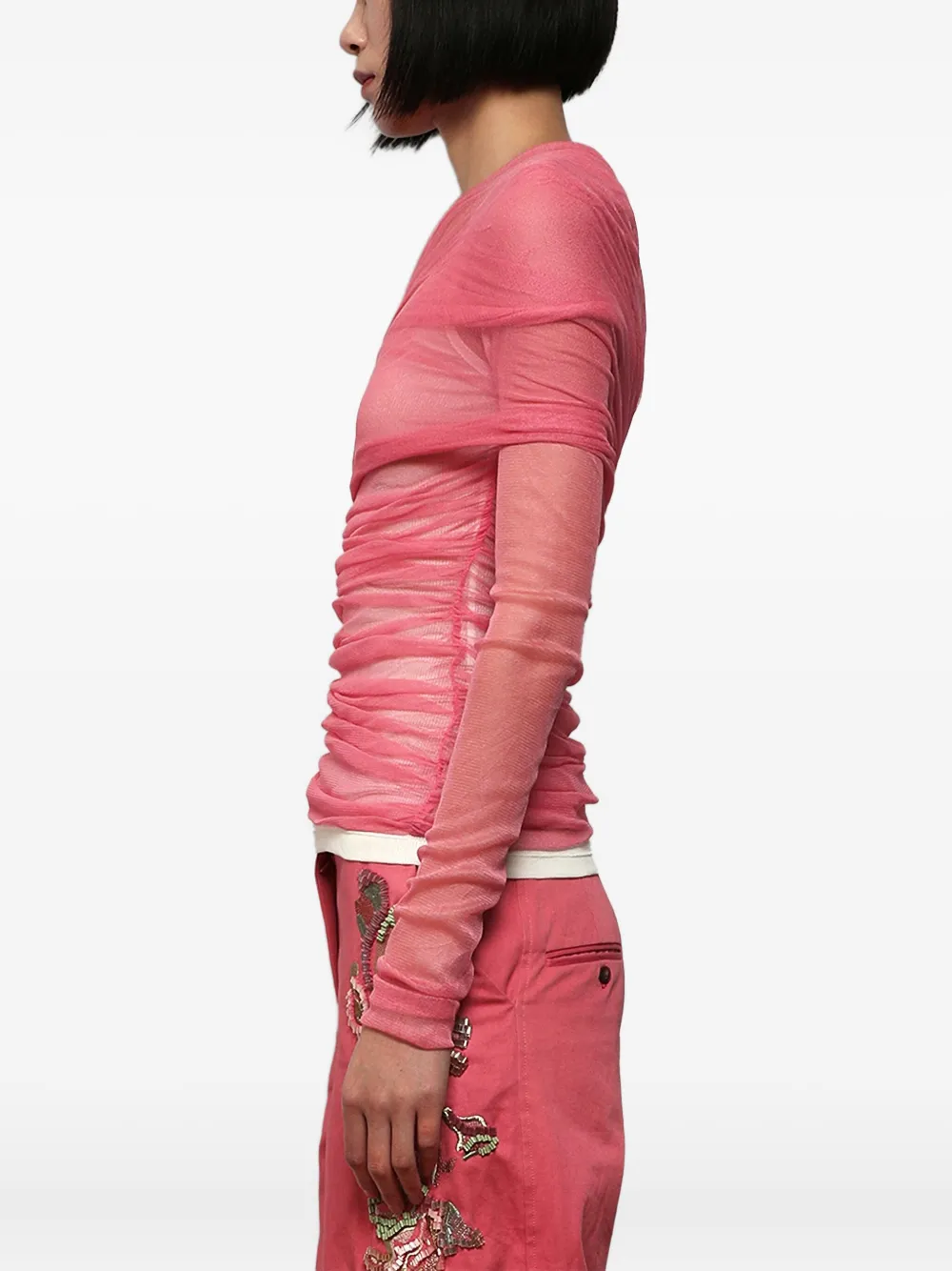Christopher Esber Gelaagde bh Roze