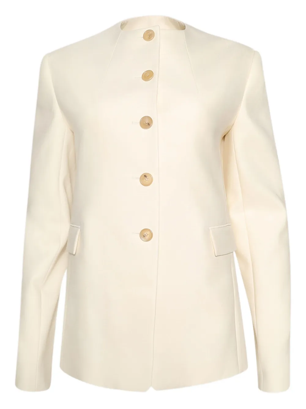 KHAITE Jameson button jacket | Neutrals | Image 1