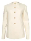 KHAITE Jameson button jacket - Neutrals