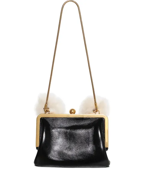 KHAITE petit sac porté épaule Lilith à bride en peau lainée