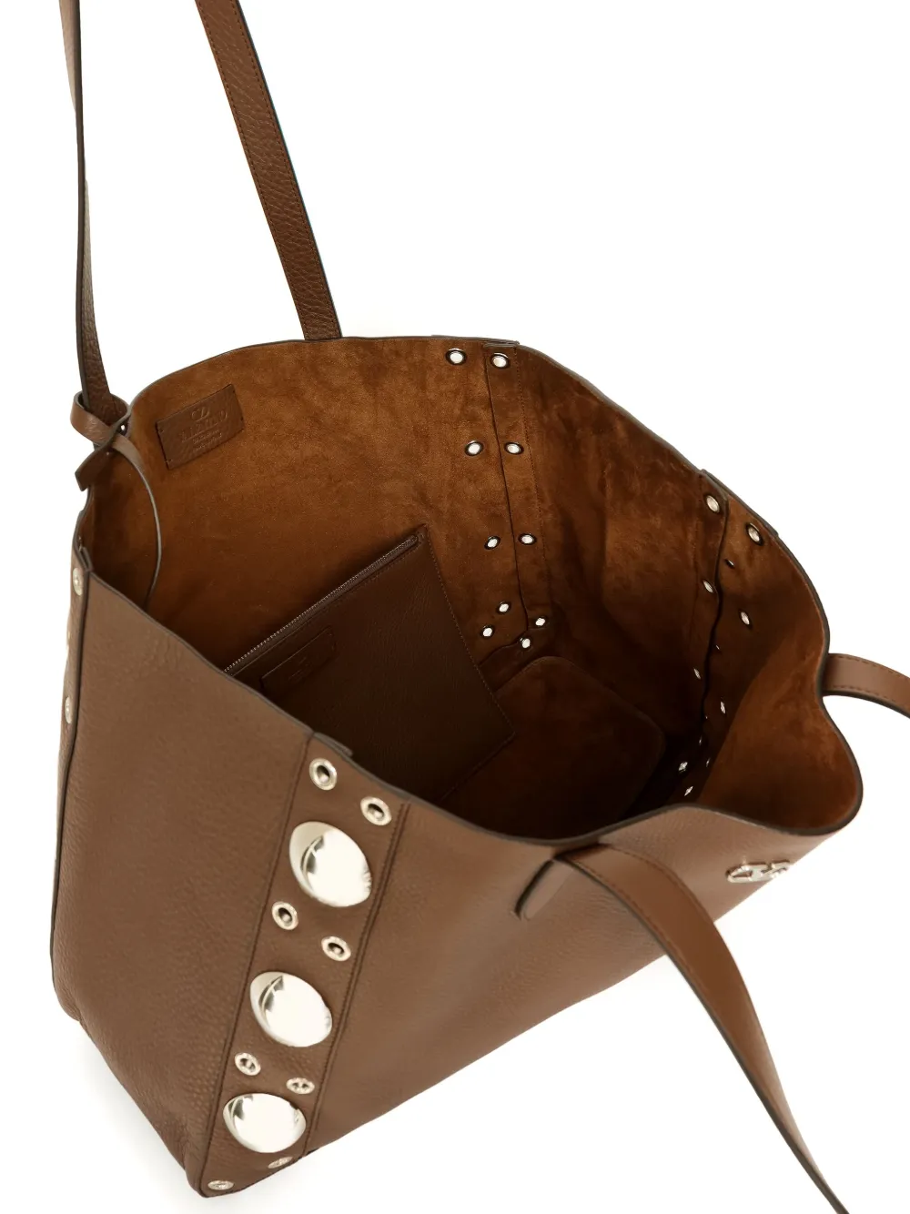 Valentino Garavani Leren shopper Bruin