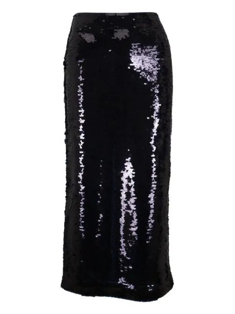 TWP falda midi con detalles de lentejuelas