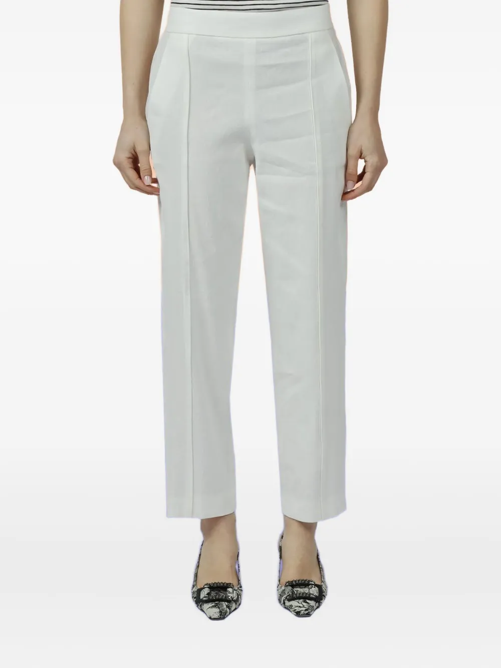 Vince pleated-pocket trousers | White | Image 1