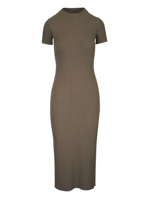 Vince vestido midi tejido de canalé