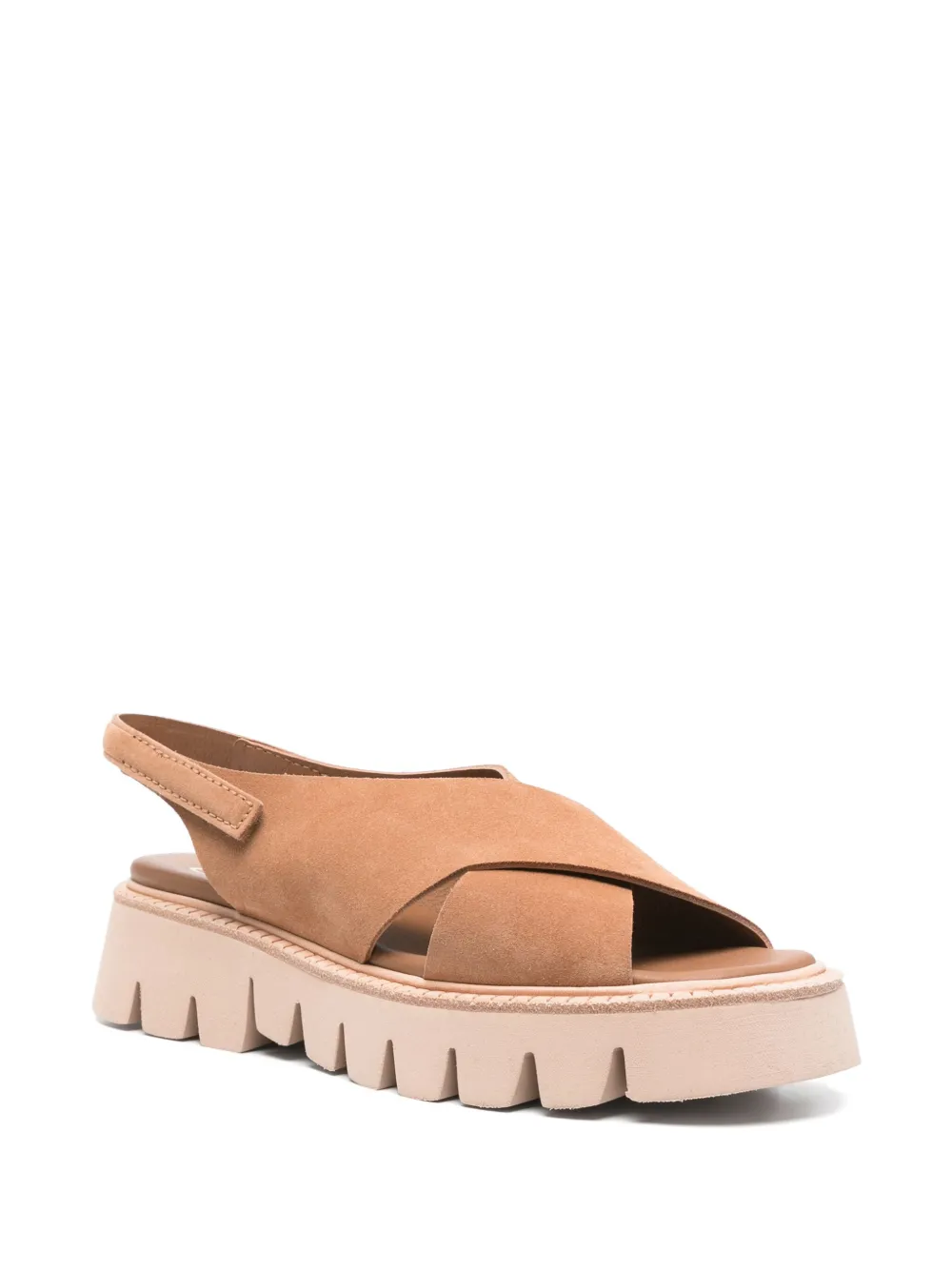 Pedro Garcia 40 mm Reme sandalen Bruin