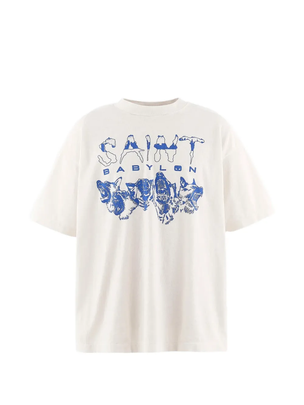 SAINT MXXXXXX x Saint Babylon graphic T-shirt - Toni neutri