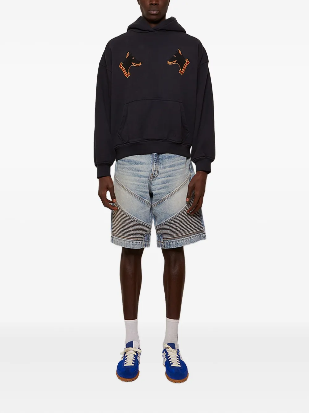 RHUDE dog-embroidered hoodie | Hoodies | Image 2