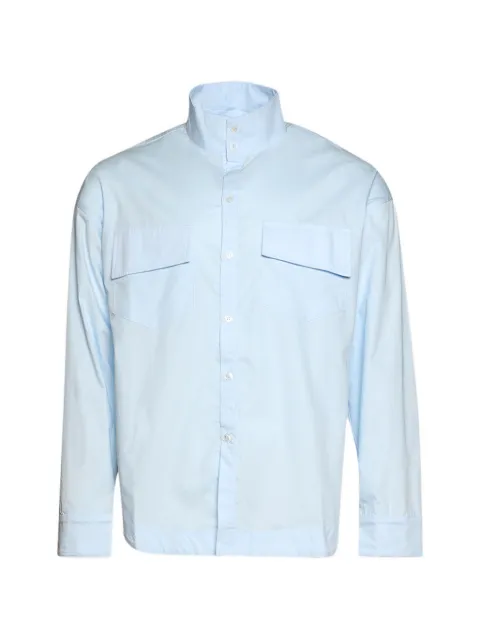 RHUDE high-neck flap-pocket shirt