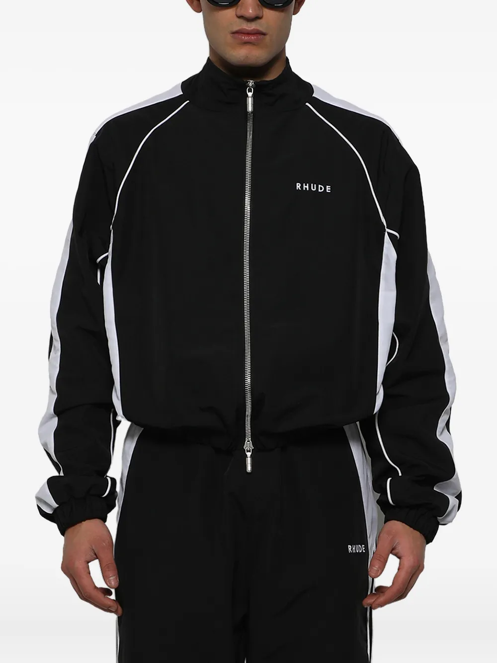 RHUDE Ramona sportjack met afwerking Zwart