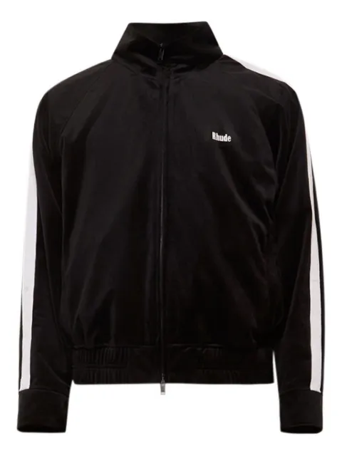 RHUDE Hampton velvet striped track jacket