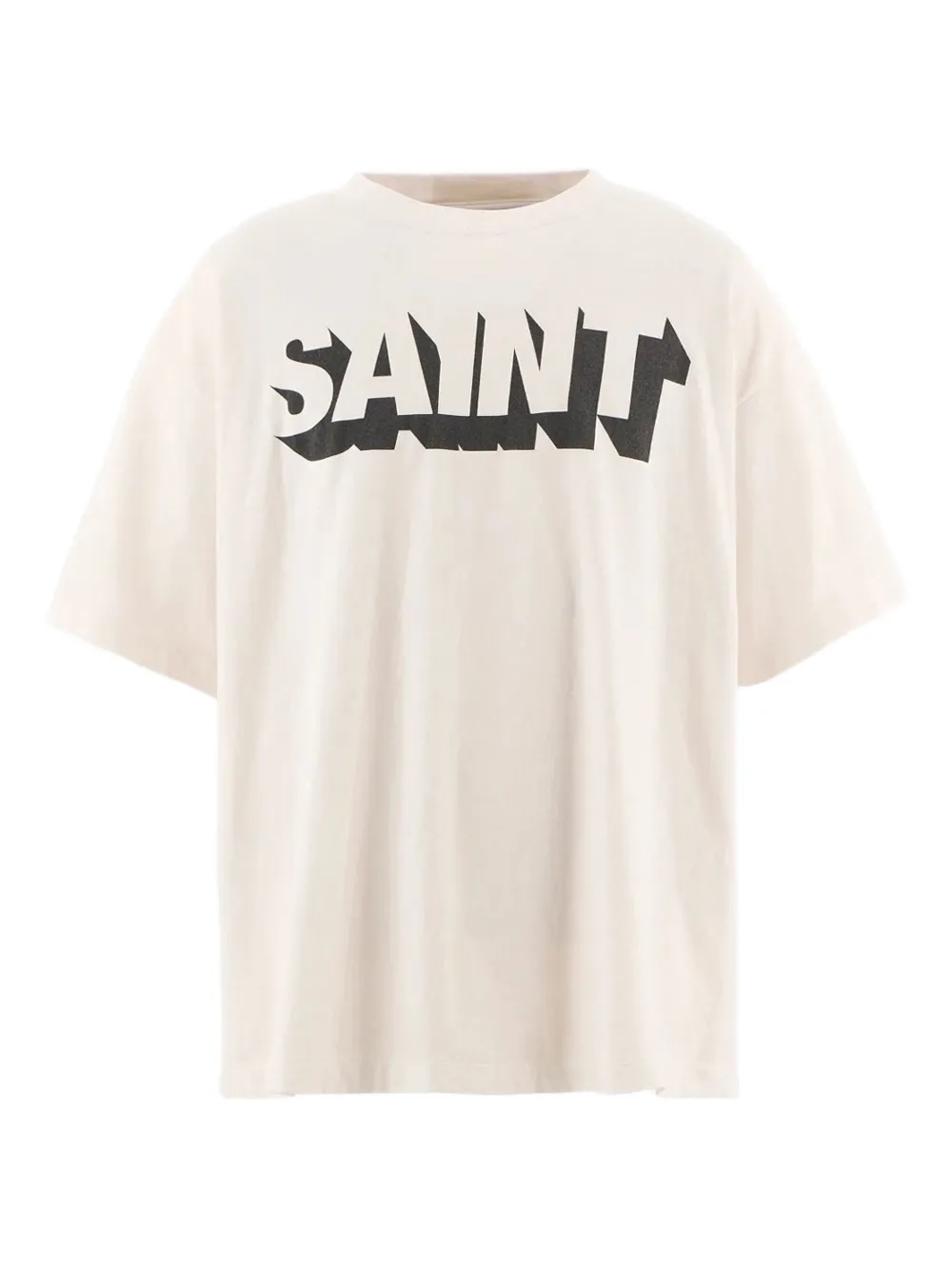 SAINT MXXXXXX logo-print short-sleeve T-shirt - Toni neutri