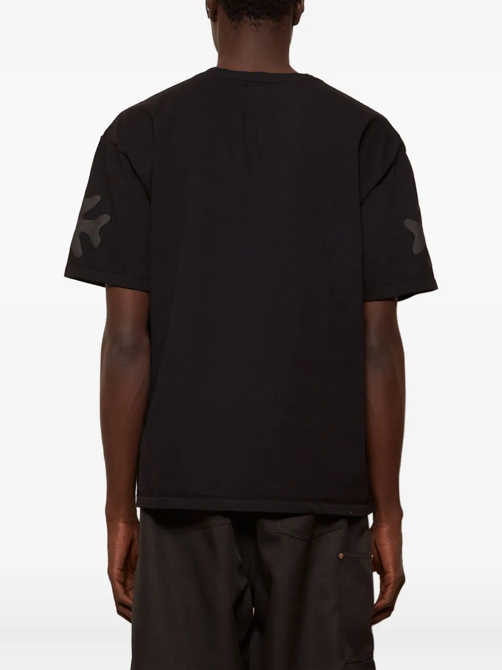 RHUDE graphic-print T-shirt Zwart