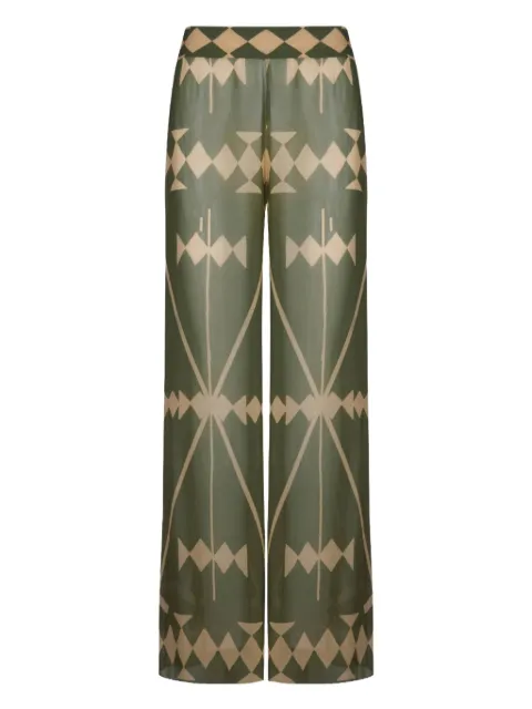 Johanna Ortiz geometric-print trousers