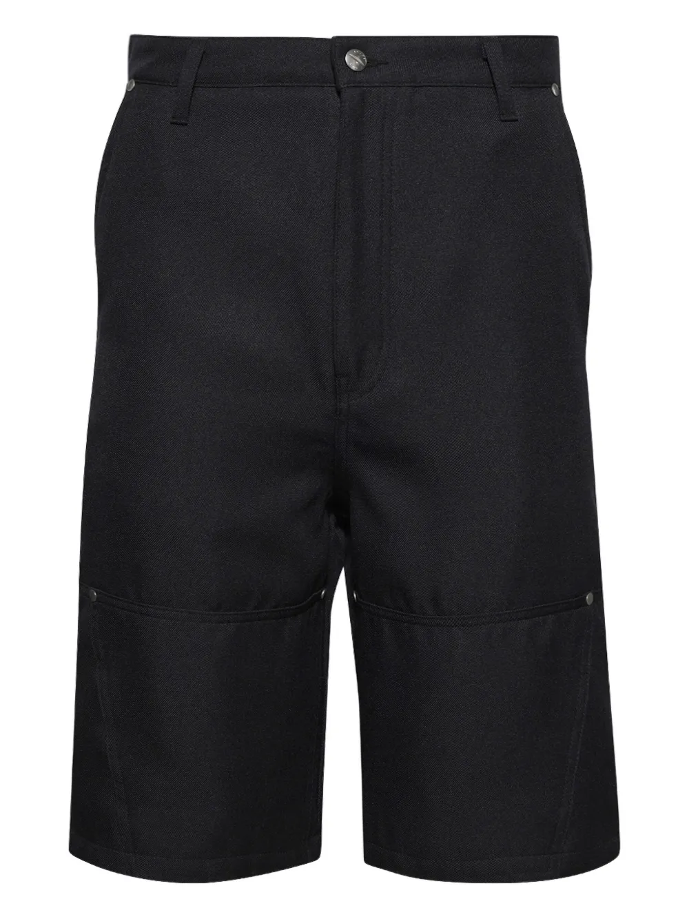 RHUDE double-knee baggy shorts | Black | Image 1