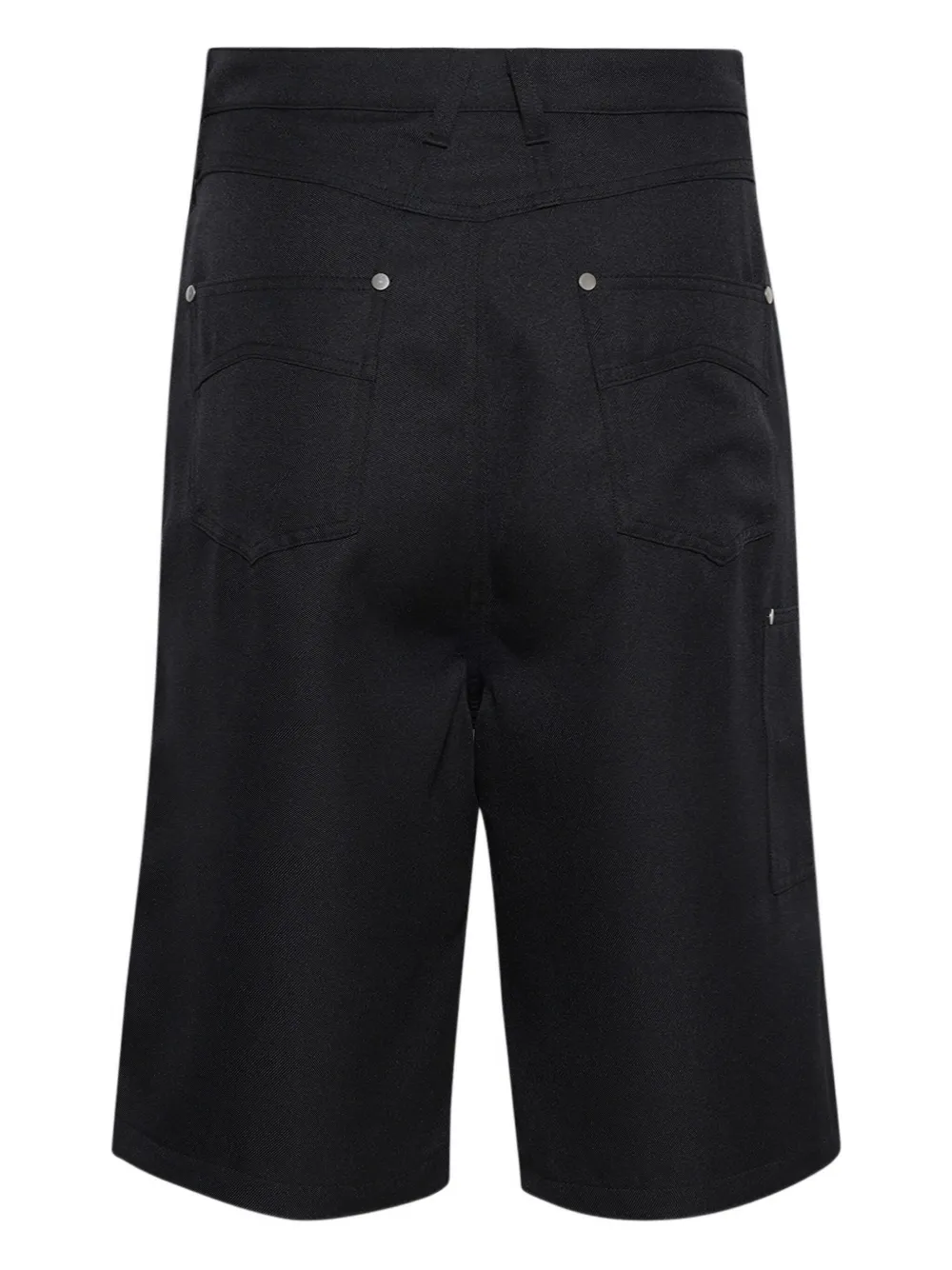 RHUDE Baggy shorts met dubbele knie - Zwart