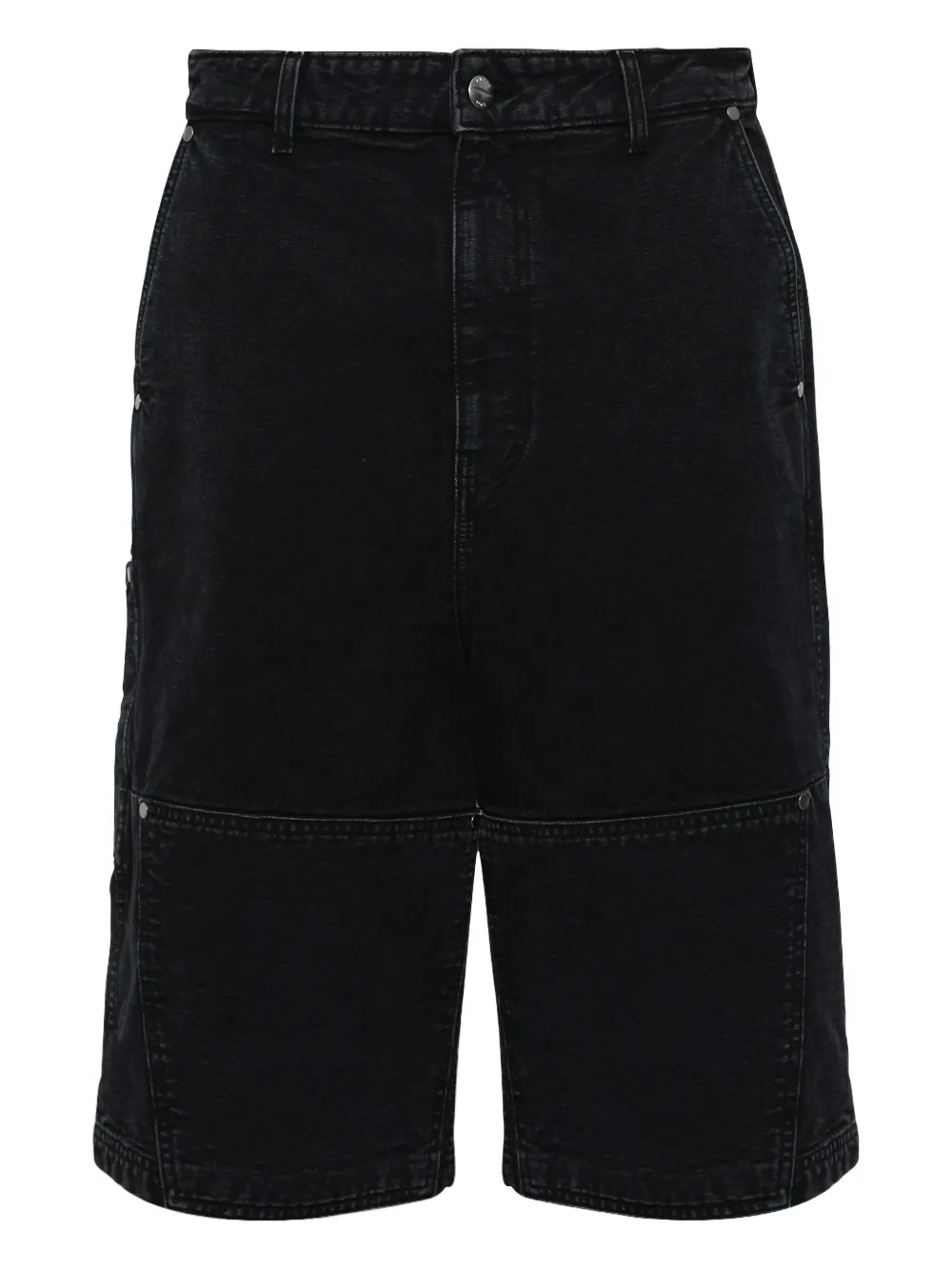 RHUDE washed canvas shorts | Black | Image 1