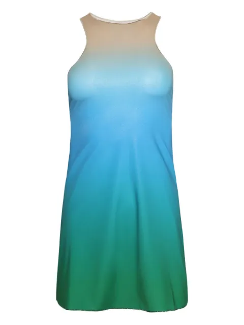 Oséree dégradé halterneck dress