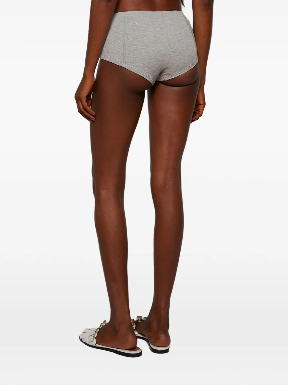 Natasha Zinko Slip met logopatch Grijs