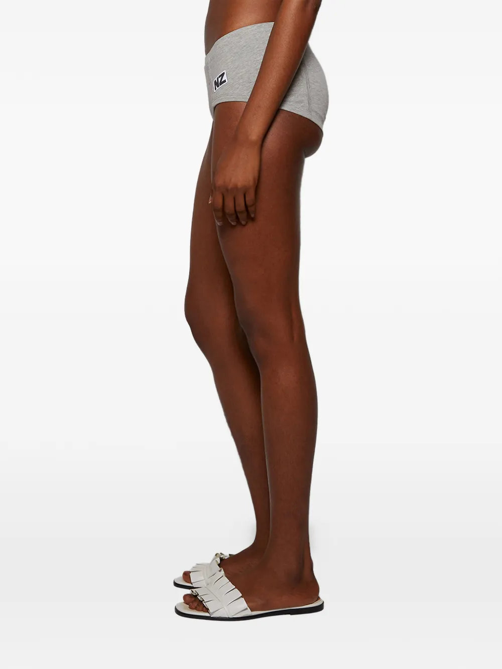  Natasha Zinko Logo-patch Briefs - Grey 