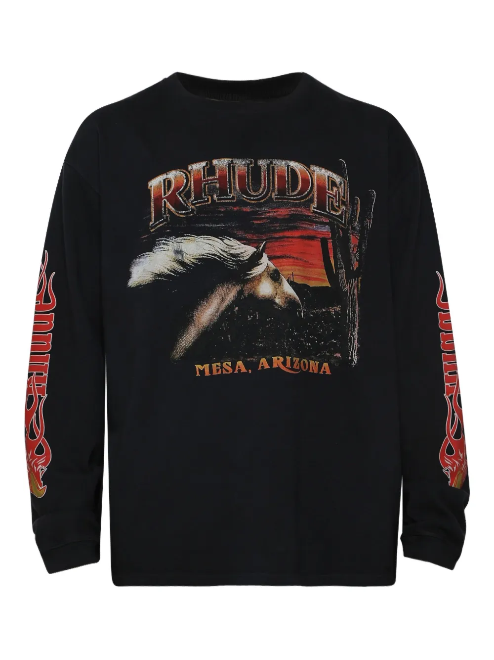 RHUDE playera Mesa Stallion | negro | Image 1