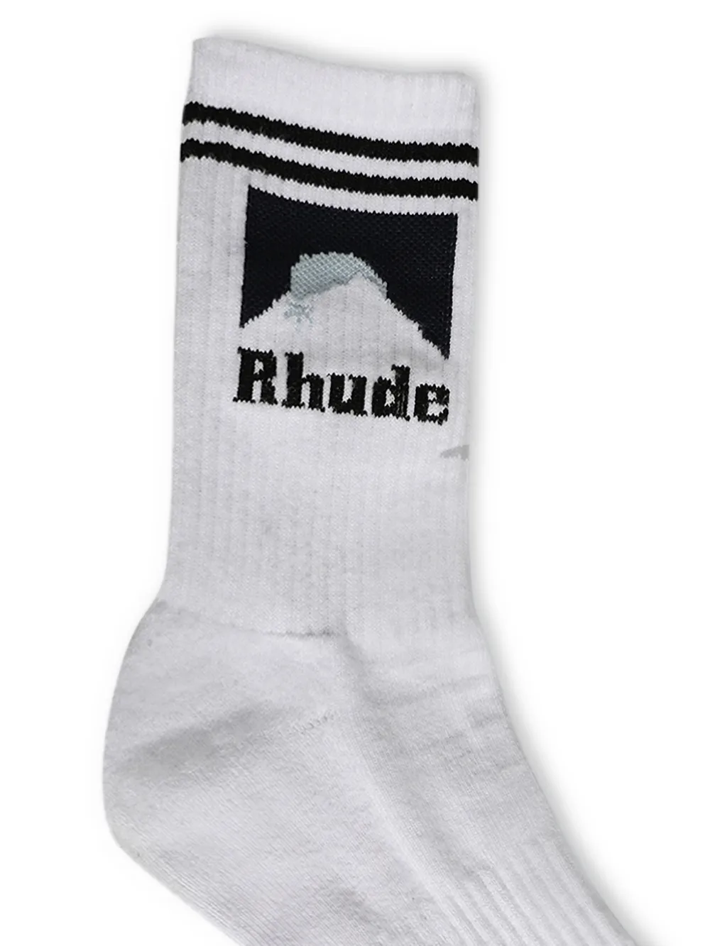 RHUDE stripe-detailing socks | Image 2