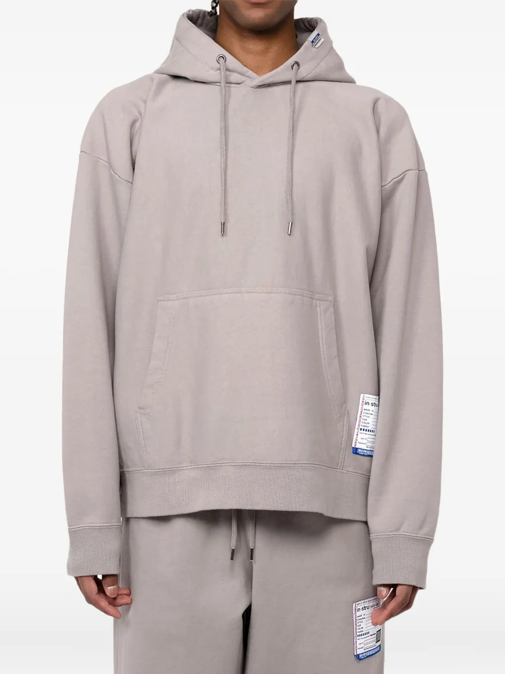 Maison MIHARA YASUHIRO hooded french terry hoodies | Grey | Image 1