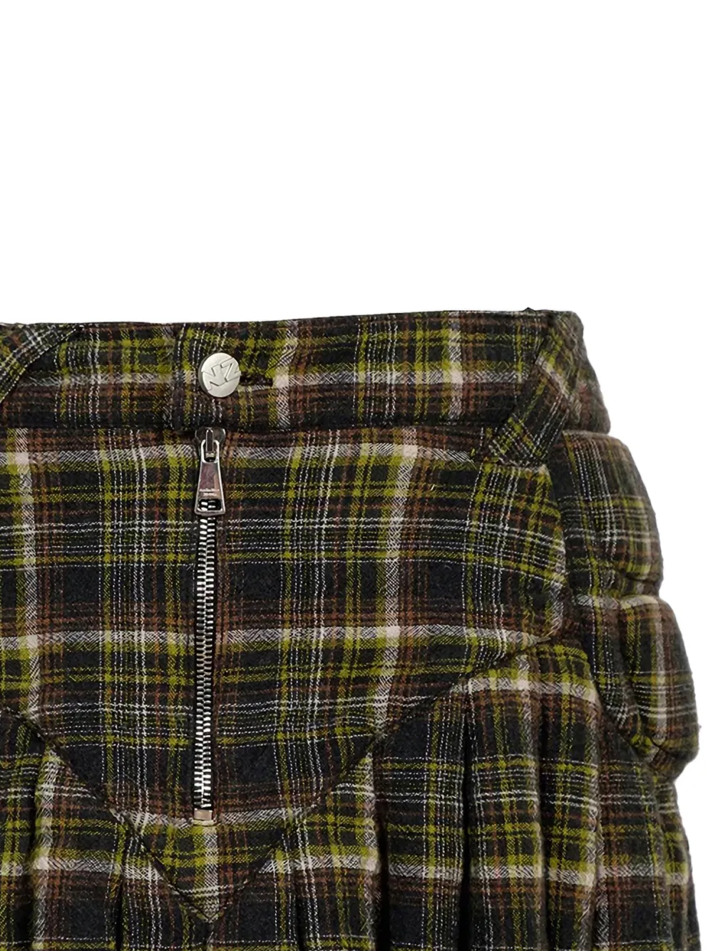 Natasha Zinko Moto blouse met plooien Groen