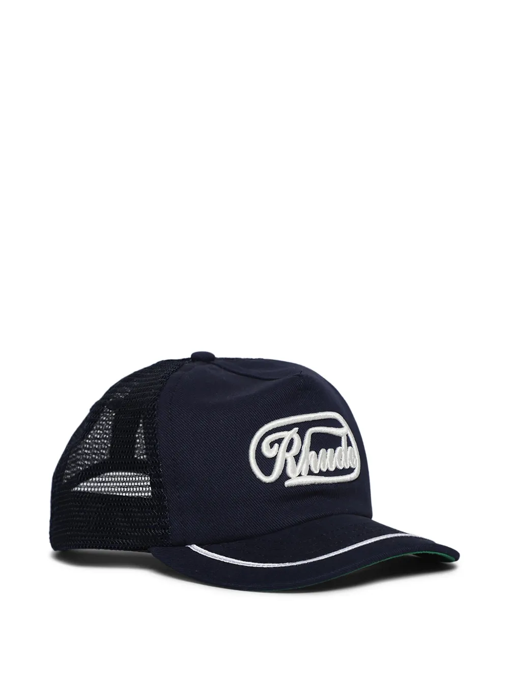 RHUDE Truckerpet met geborduurd logo - Blauw