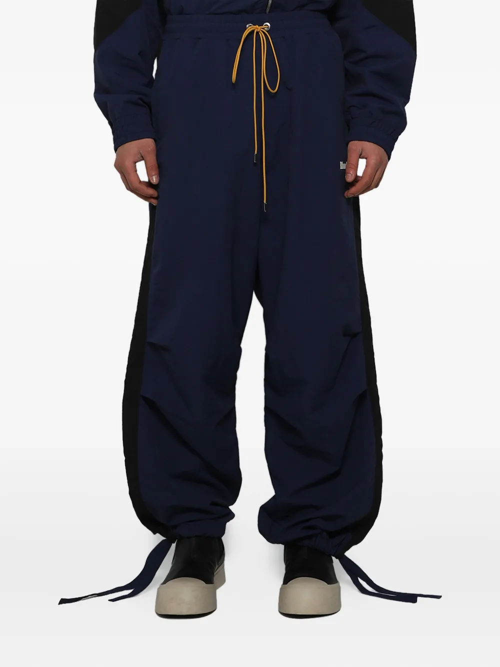 Rhude Drawstring Track Pants In Blue