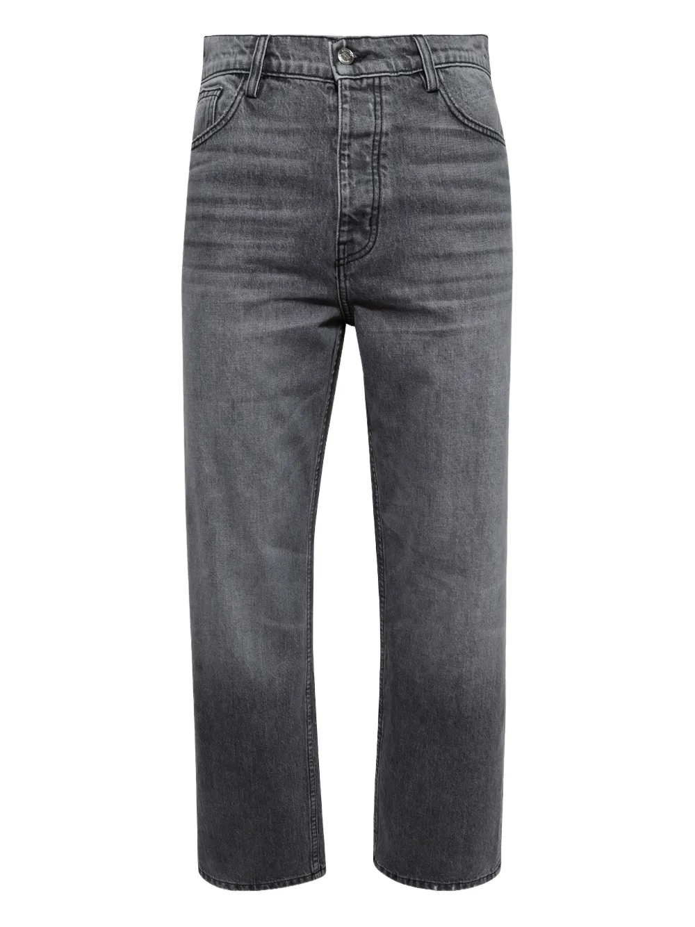 Nahmias Straight Grey Jeans In Gray