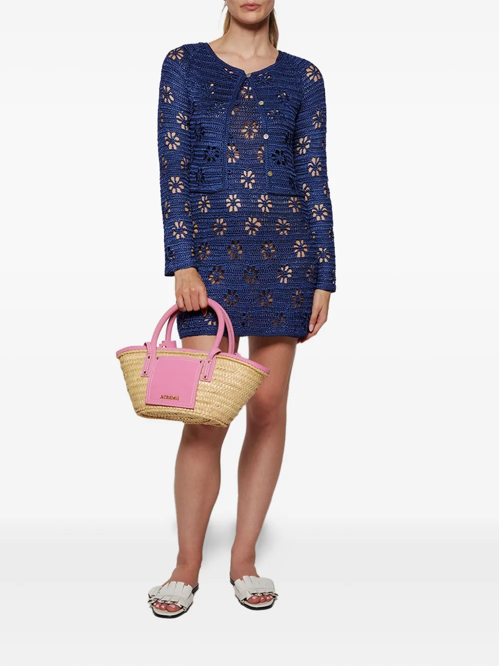 Calle Del Mar floral-crochet mini dress | Sundresses | Image 2