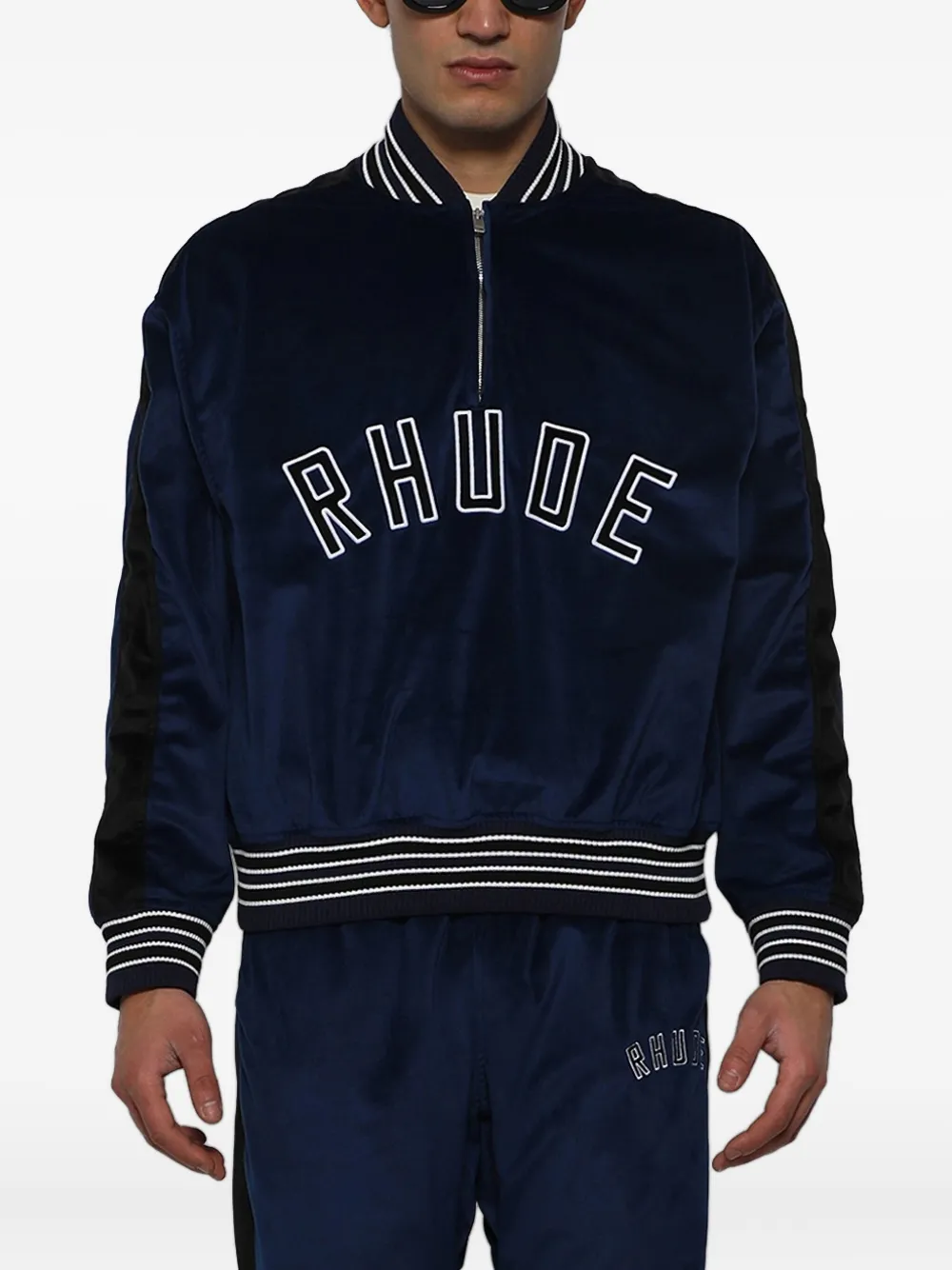 RHUDE Bomberjack met rits Zwart
