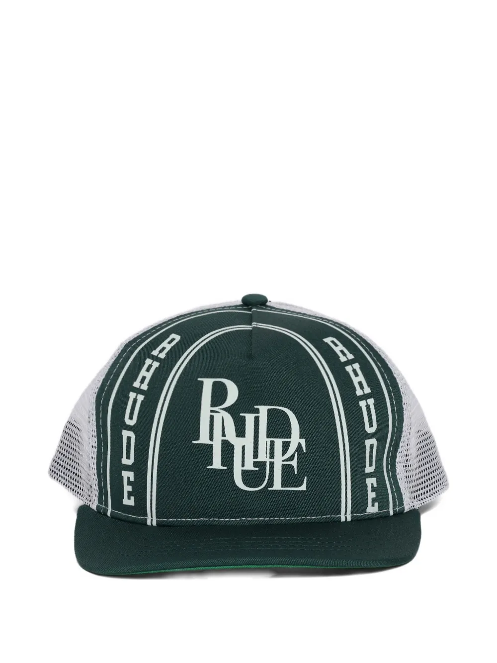 Rhude Logo-detail Baseball Cap In Green