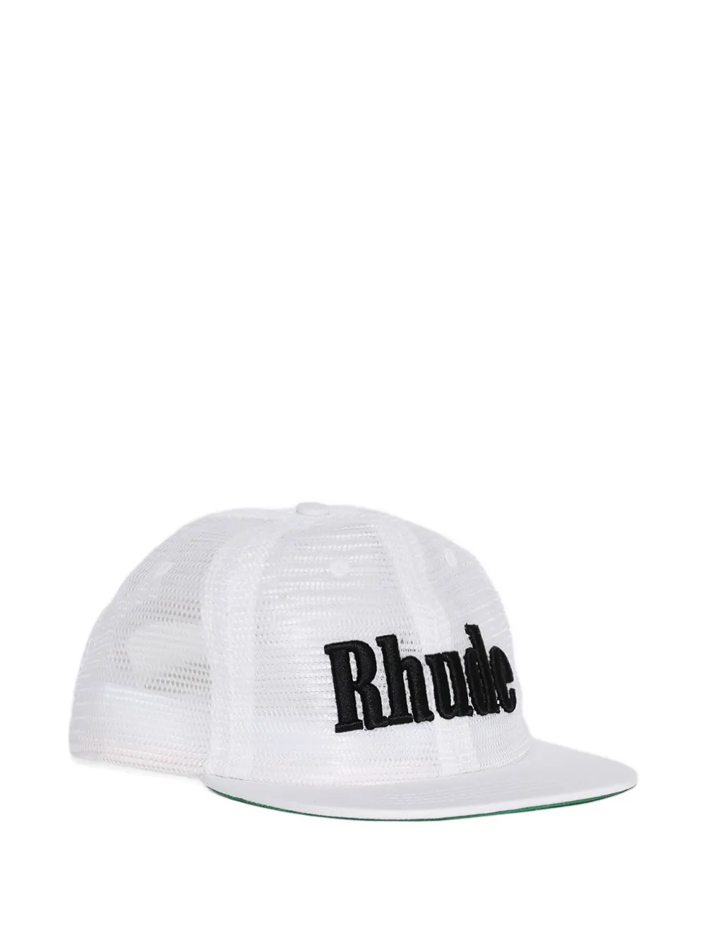RHUDE logo-embroidery mesh baseball cap - Wit