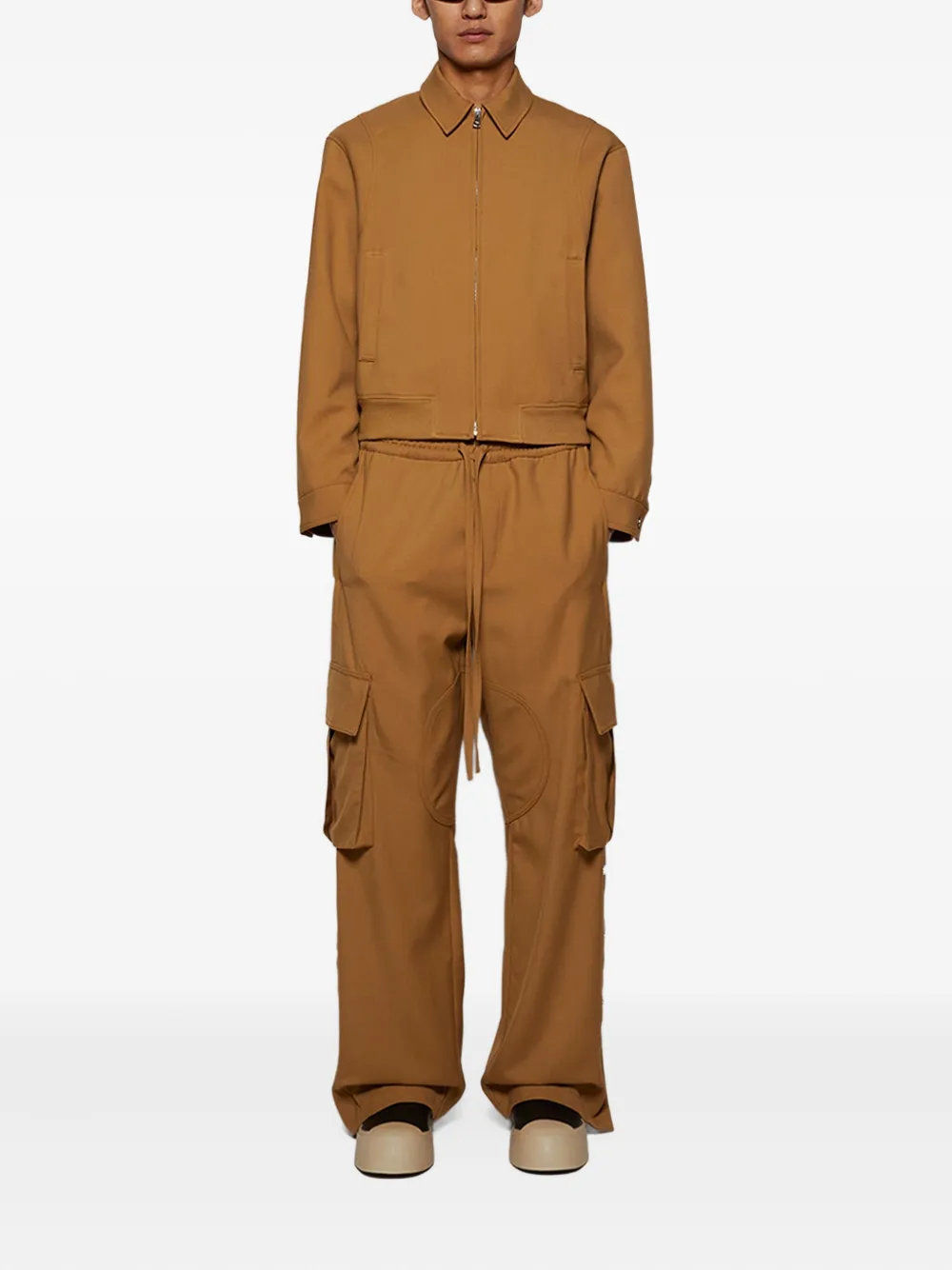 Nahmias zip-front collared jacket | Shirt Jackets | Image 2