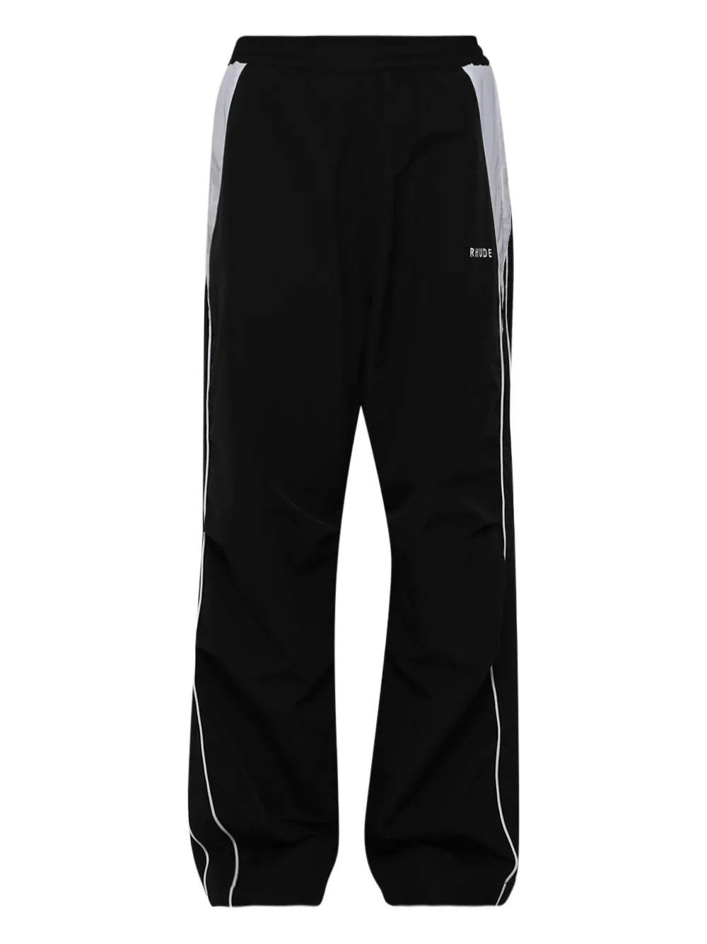 RHUDE side-stripe track pants | Black | Image 1