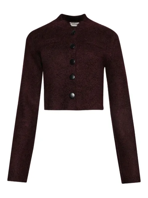 KHAITE Ello button-front long-sleeve jacket