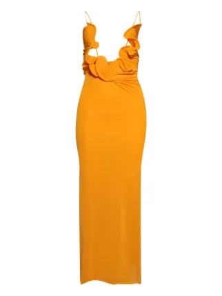 slim fit dress slacks Venus Gold Layered Metal Belt main image 1