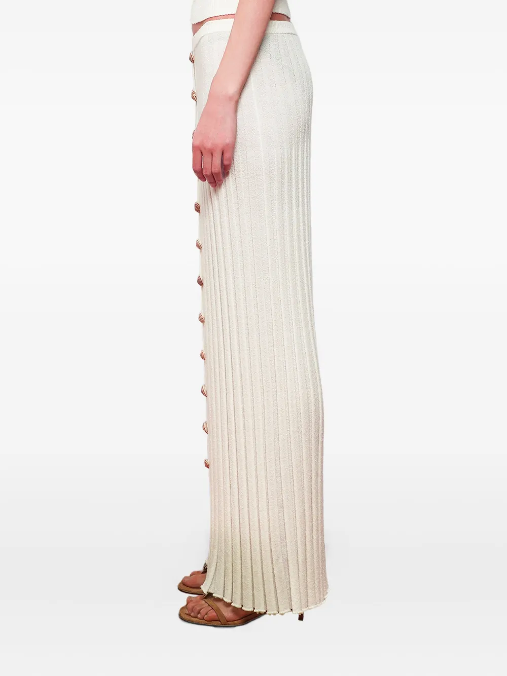Christopher Esber Geplooide rok Wit