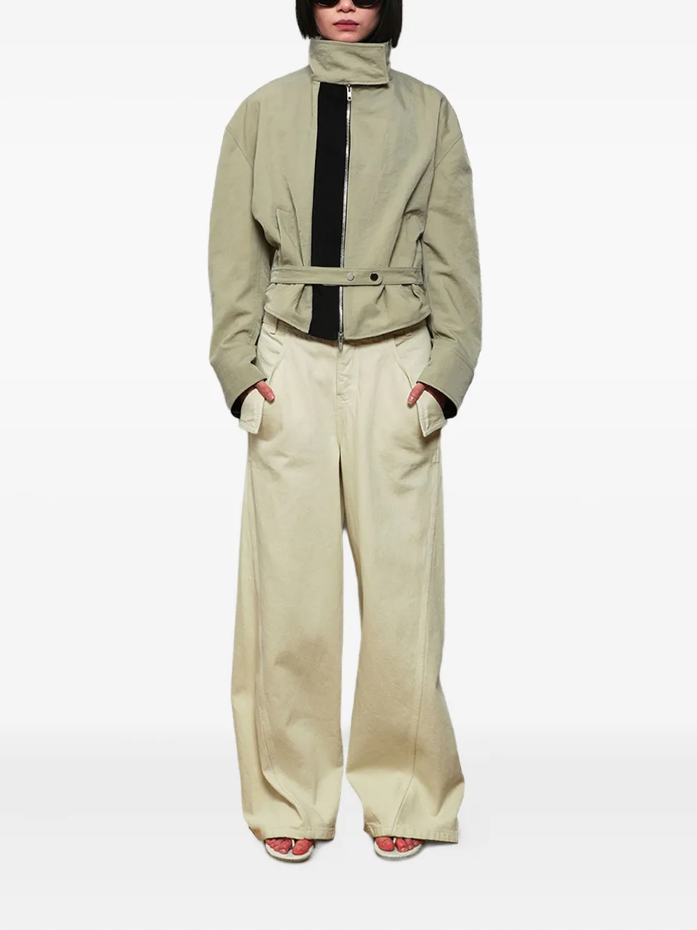 Christopher Esber belted panelled jacket | Fitted Jackets | Image 2