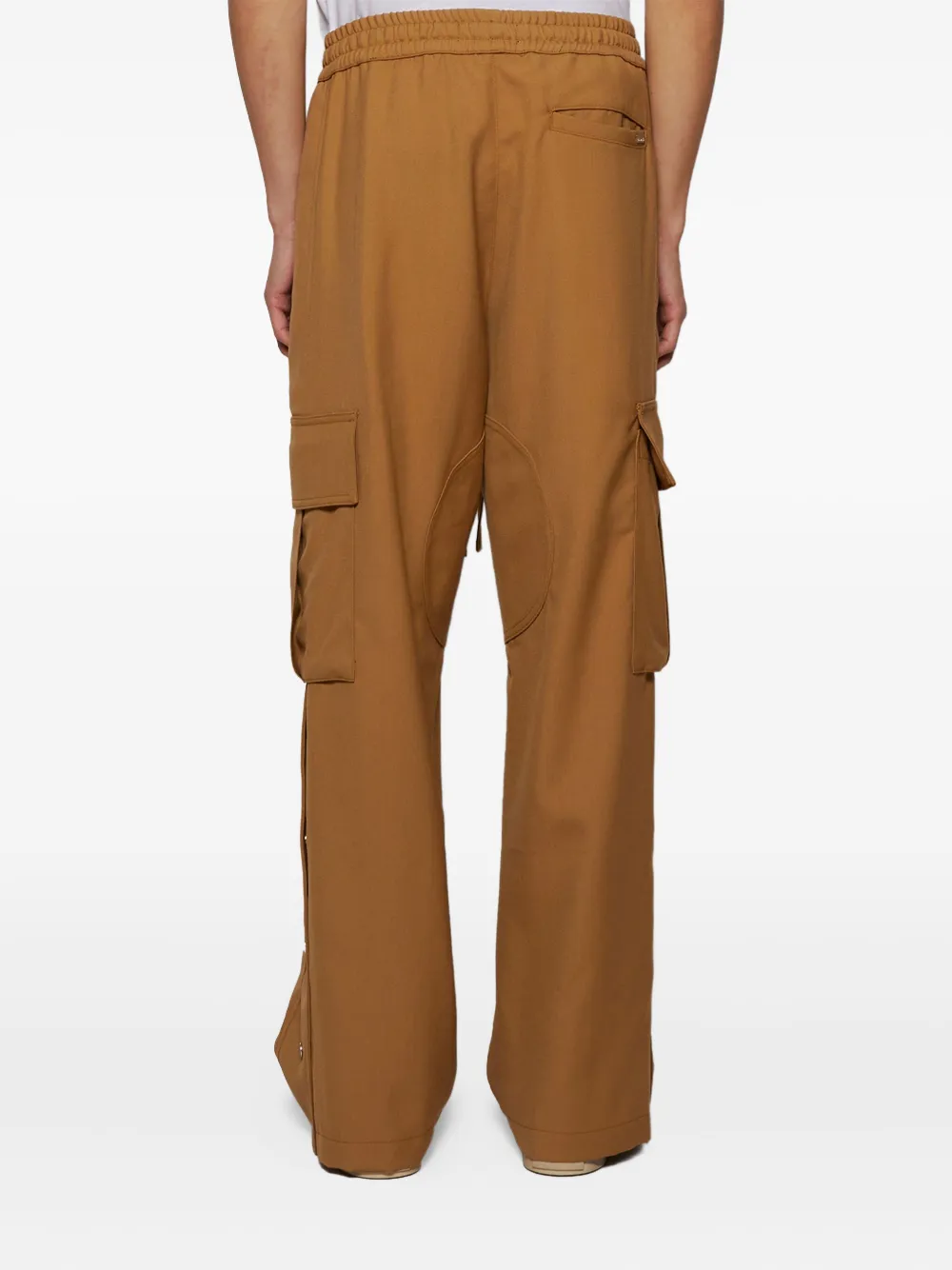 Nahmias Cargo-pocket Drawstring Trousers In Brown