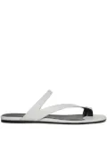 KHAITE Aimee double-strap flat sandals - White