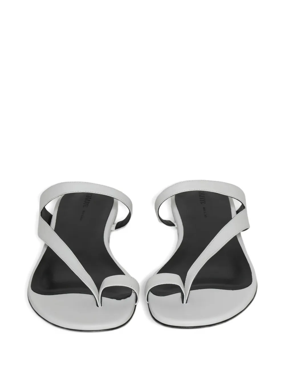 KHAITE Aimee double-strap flat sandals White