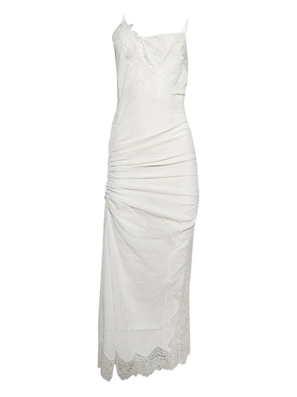 Christopher Esber lace-insert cami dress Wit