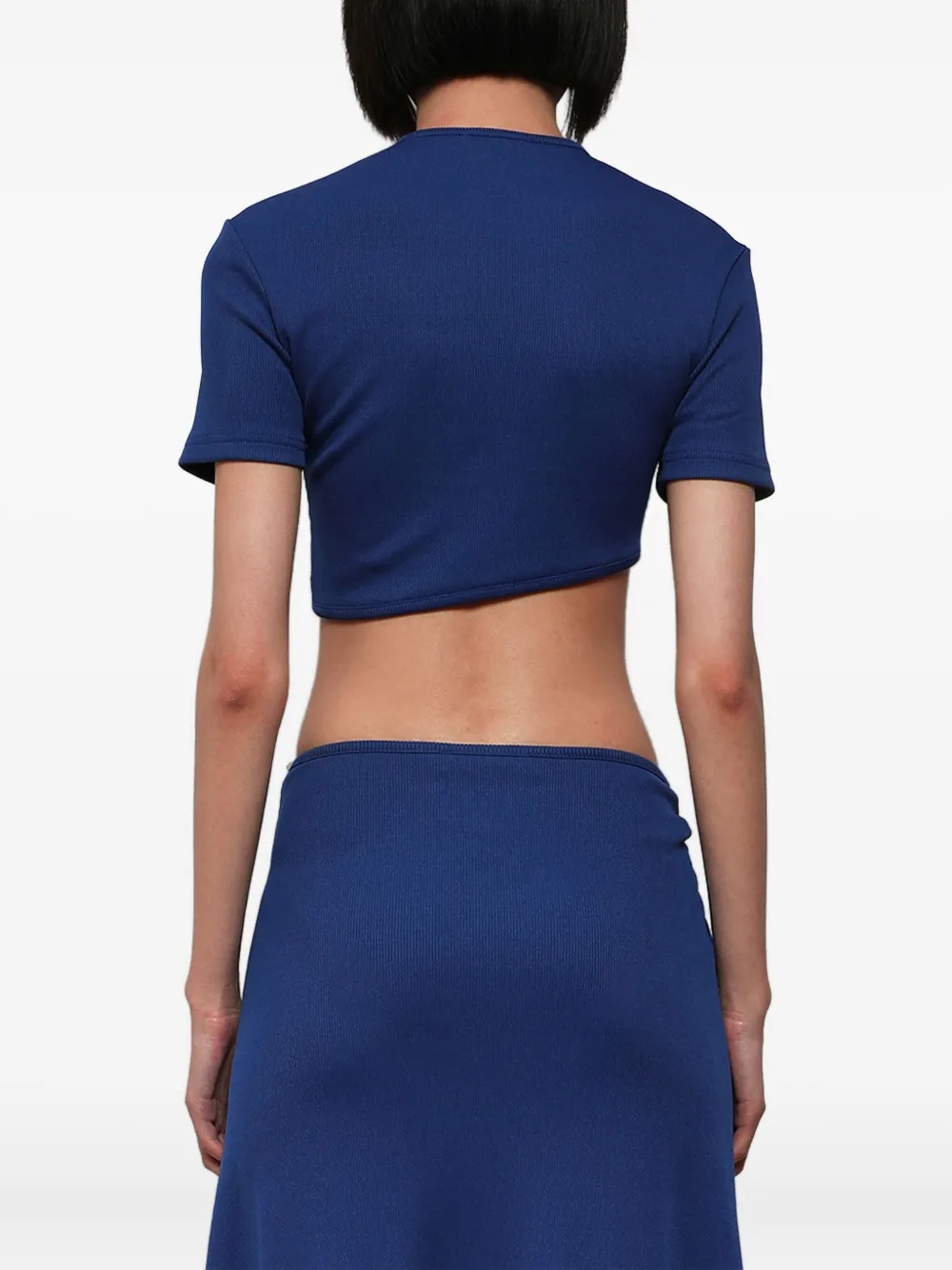 Christopher Esber Top met ruches en ringdetail Blauw