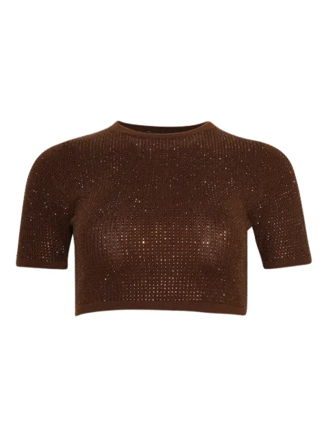 David Koma cropped T-shirt