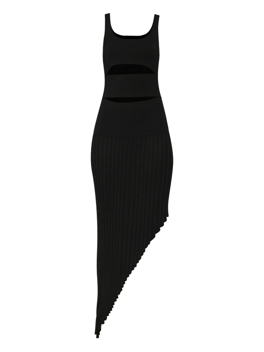 Christopher Esber slashed asymmetric dress | Black | Image 1
