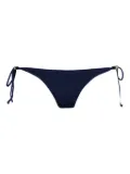 Bond-eye Vista tie-side textured bikini bottom - Blue