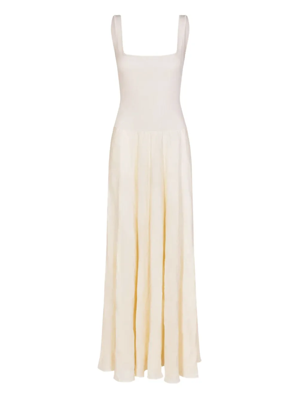 Johanna Ortiz Mariner square-neck maxi dress | Neutrals | Image 1