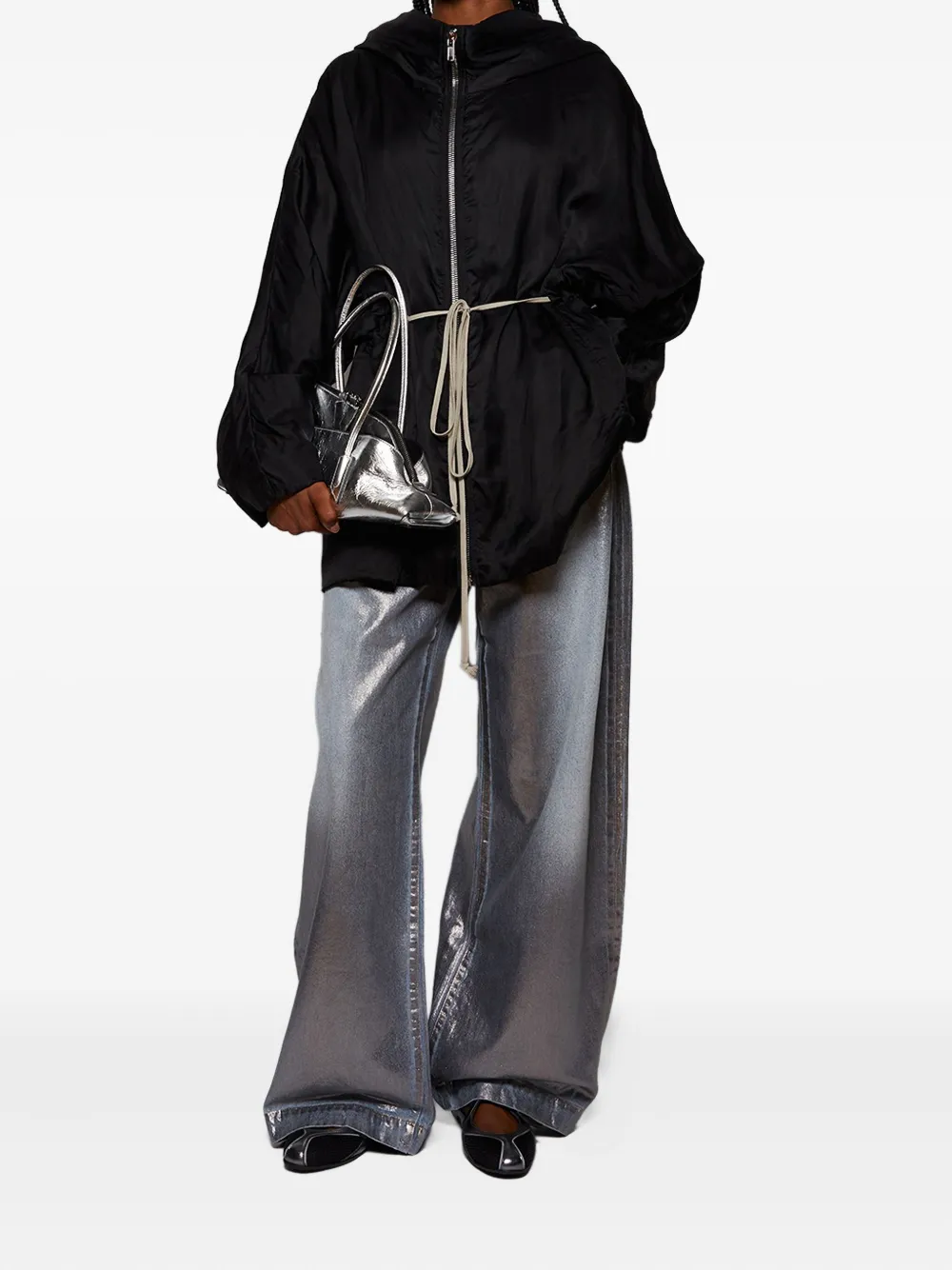  The Attico Belt-loops Jeans - Silver 